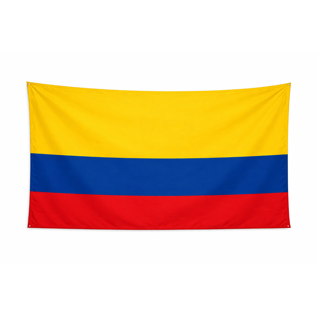 Bandeira da Colombia 1,50x0,90m Grande em Tecido Oxford Decorativa em Oferta na Shopee