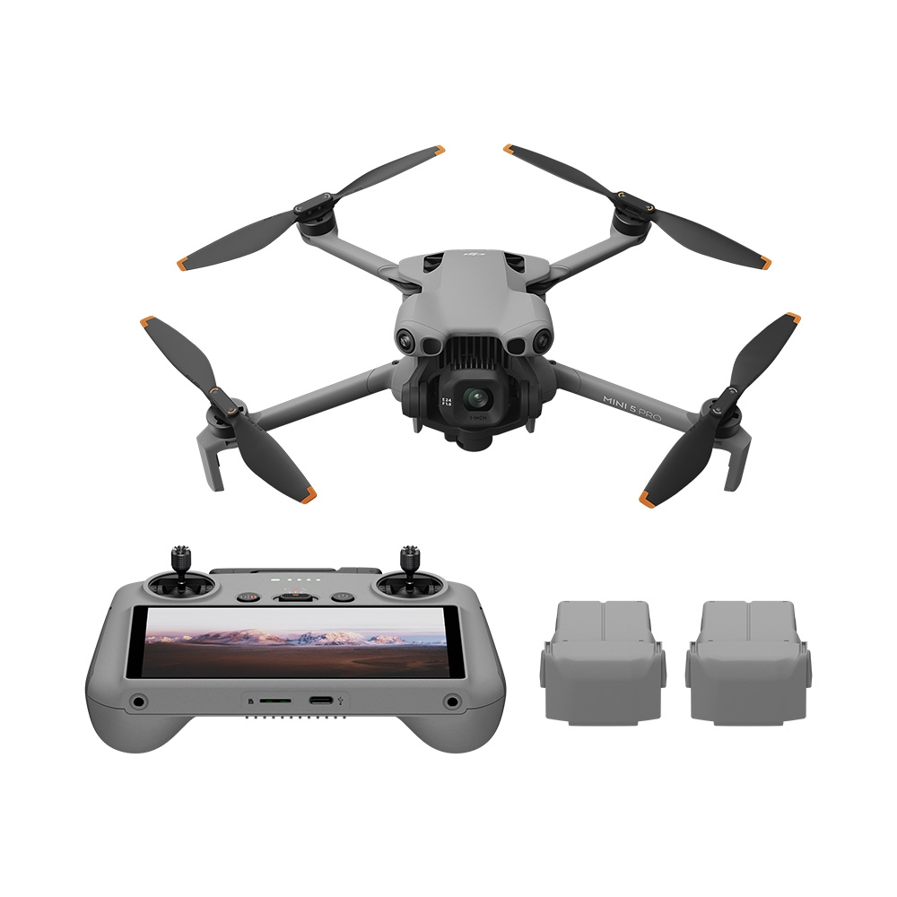 Drone Dji Mini 5 Pro Fly More Combo Plus (com Tela) Br - Dji068 Cinza