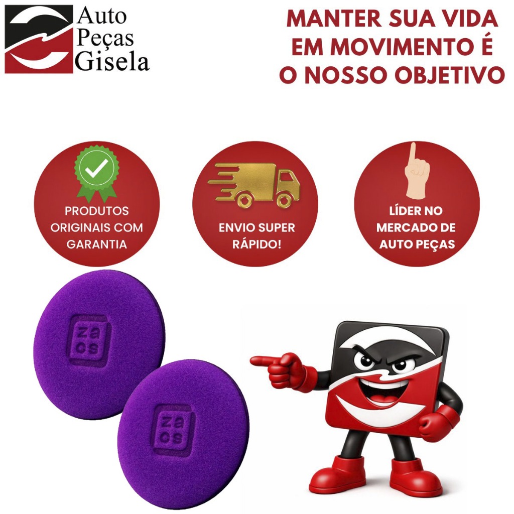 Dois Aplicador Espuma Vonixx Para Ceras Hidratantes E Outros — imagem 2 de 2