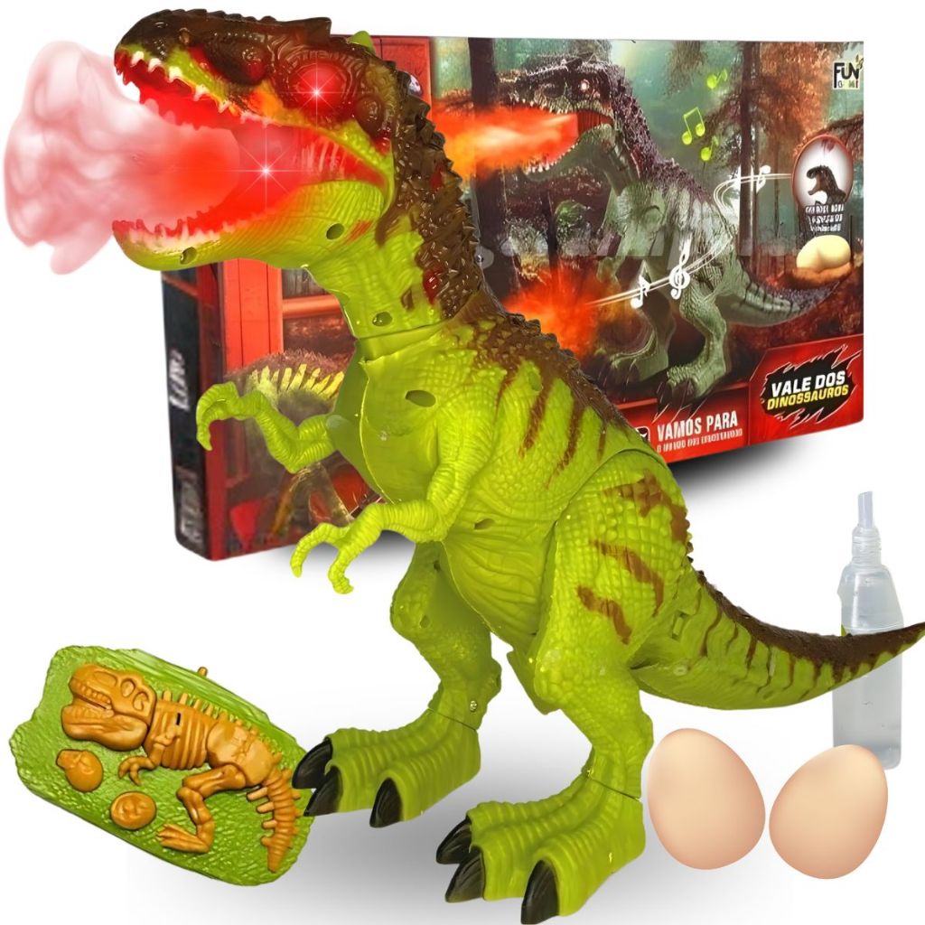 Dinossauro Interativo Infantil Com Luz Som Diversos Modelos