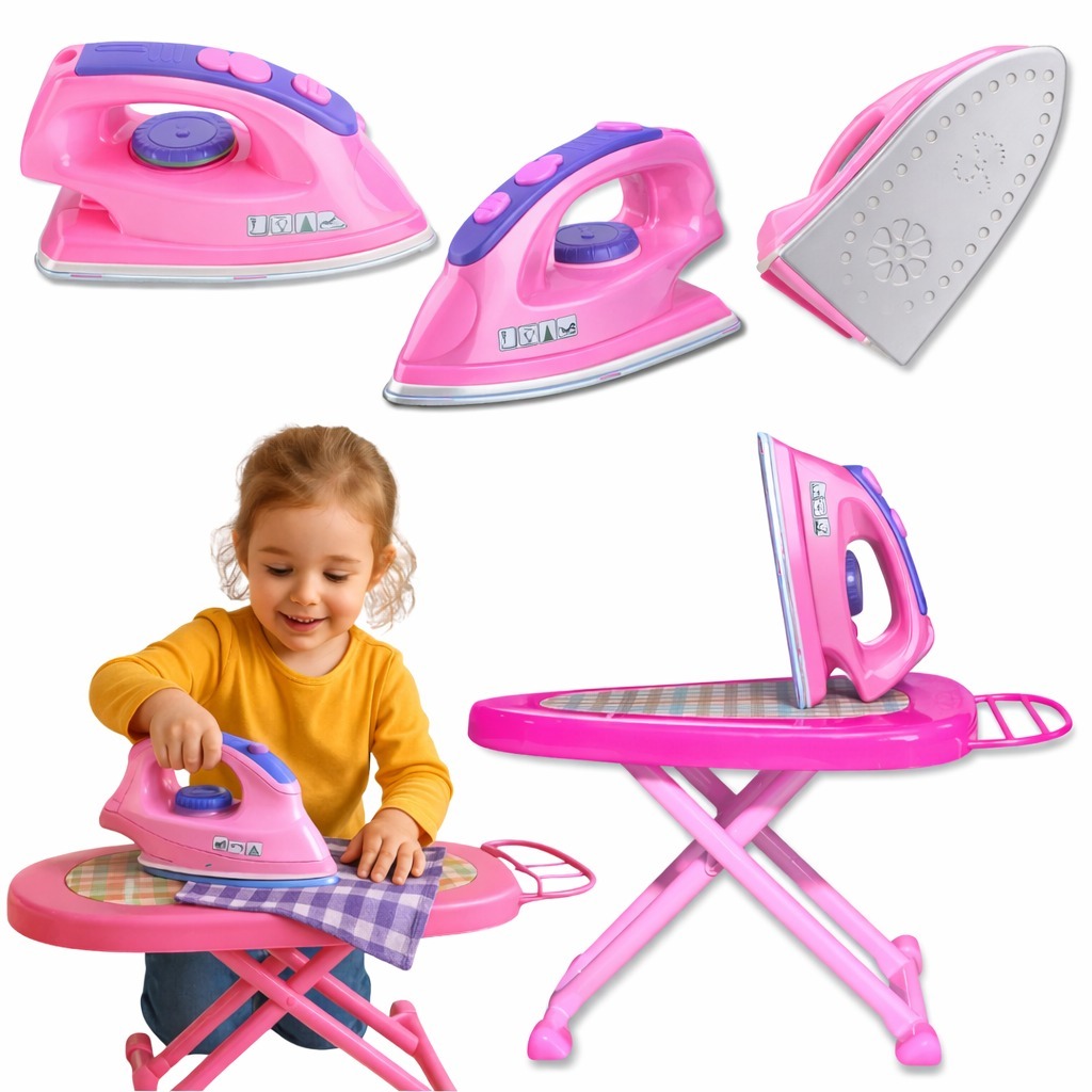 Kit Passar Roupa Infantil Tabua e Ferro