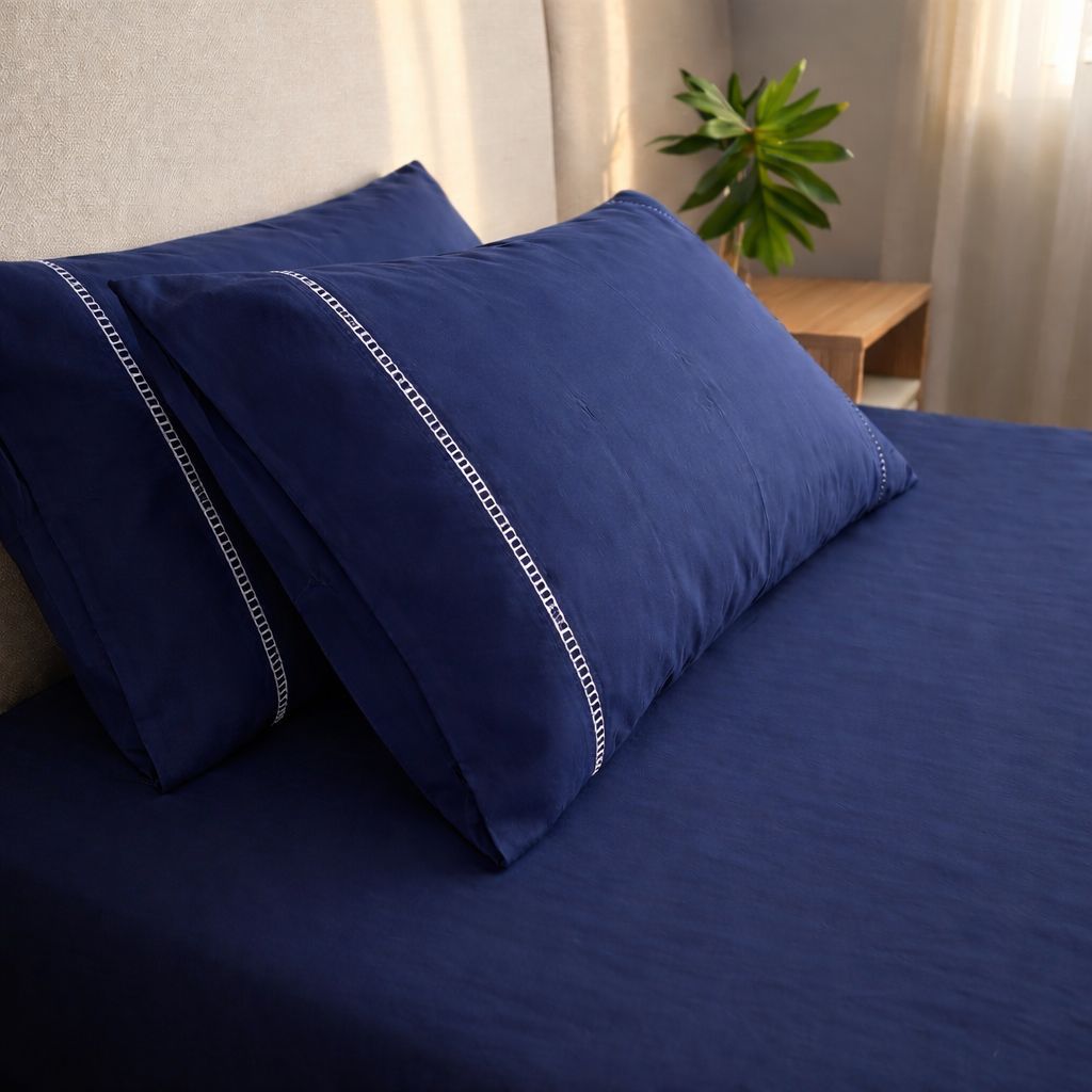 Lençol Queen - Jogo de Cama Queen 400 Fios 03 Peças Com Fronha Ponto Palito ou Lisa em Oferta na Shopee