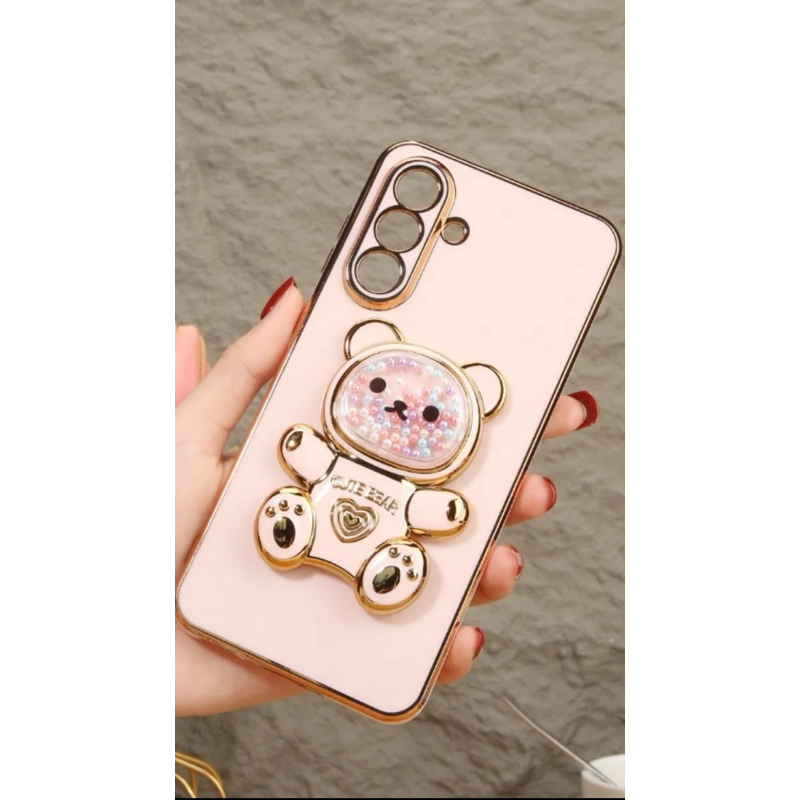 Capa Ursinho Fofa para Samsung A56 5G / A36 5G Anti Impacto Silicone
