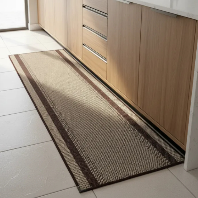 Tapete Passadeira 1,80x0,66 Antiderrapante Sisal Cozinha Quarto Corredor Ponteira Aço Elegante em Oferta na Shopee