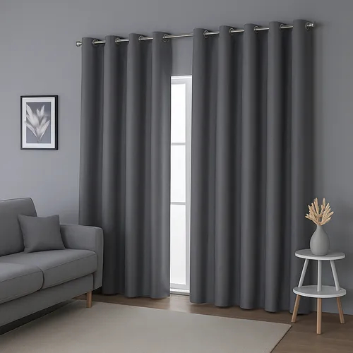 Cortina Blackout 100% PVC Blecaute Corta Luz Ilhós Cromado Decorativa Várias Cores Quarto E Sala