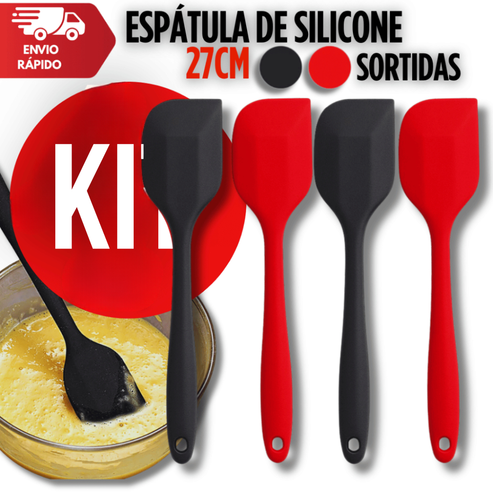 Espatulas Reta Pao Duro de Silicone Casa Cozinha Buffet Restaurante Utilidades Multiuso