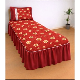 JOGO DE CAMA COBRE LEITO COLCHA SOLTEIRO OXFORD COM BARRA em Oferta na Shopee