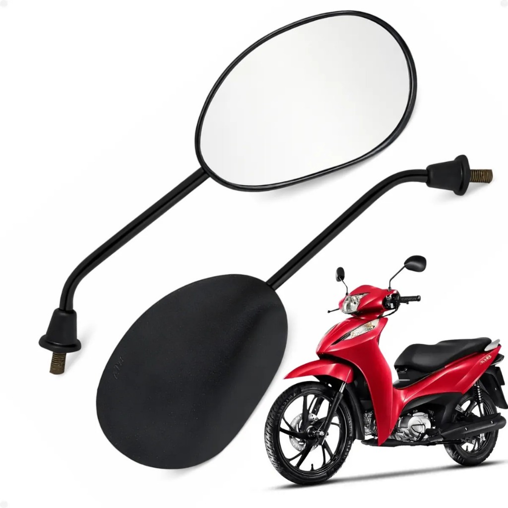 Par Espelho Retrovisor Biz 100 / 125 Bross 09 Modelo Honda em Oferta na Shopee