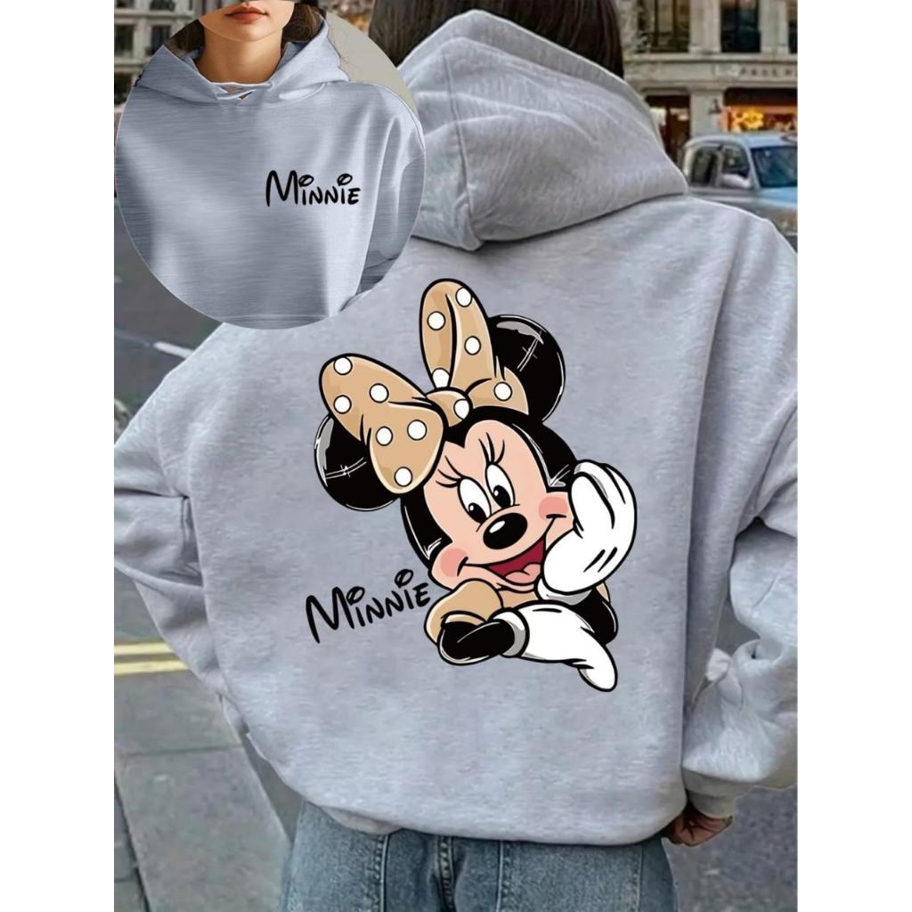 moletom de inverno estampado desenho animado blusão capuz agasalho de frio promoção alta qualidade 100%algodão feminina