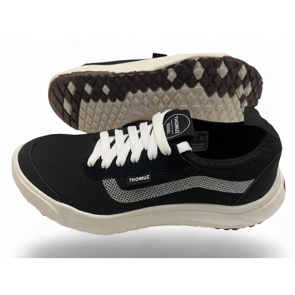 Tênis Feminino e Masculino Meia THOMUZ SCHOOL Confortável Lançamento Elástico Calce Fácil Casual