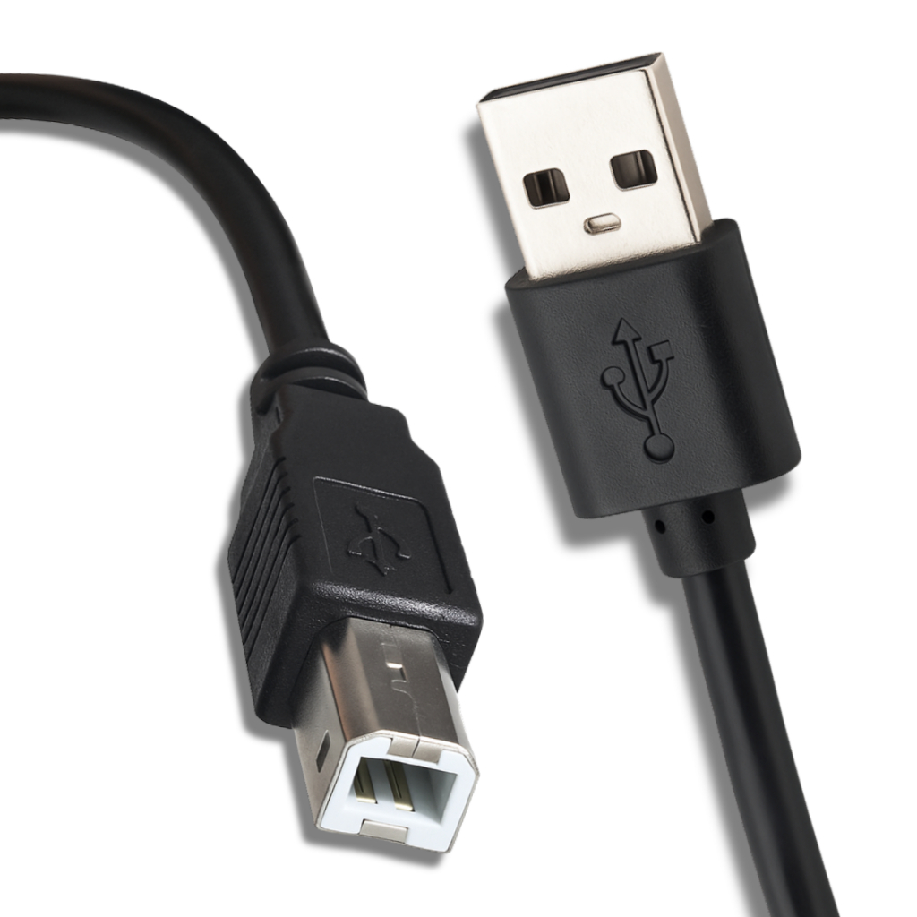 Cabo USB Impressora Scaner Multifuncional Tipo B 1.5M USB 2.0 Tipo A para Tipo B