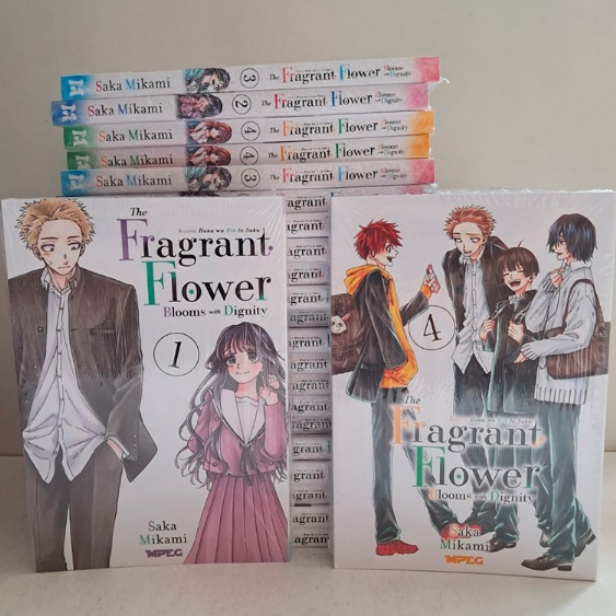 Mangá Kaoru Hana: The Fragrant Flower Blooms with Dignity Volume 1, 2, 3 e 4 - Novo (Lacrado)