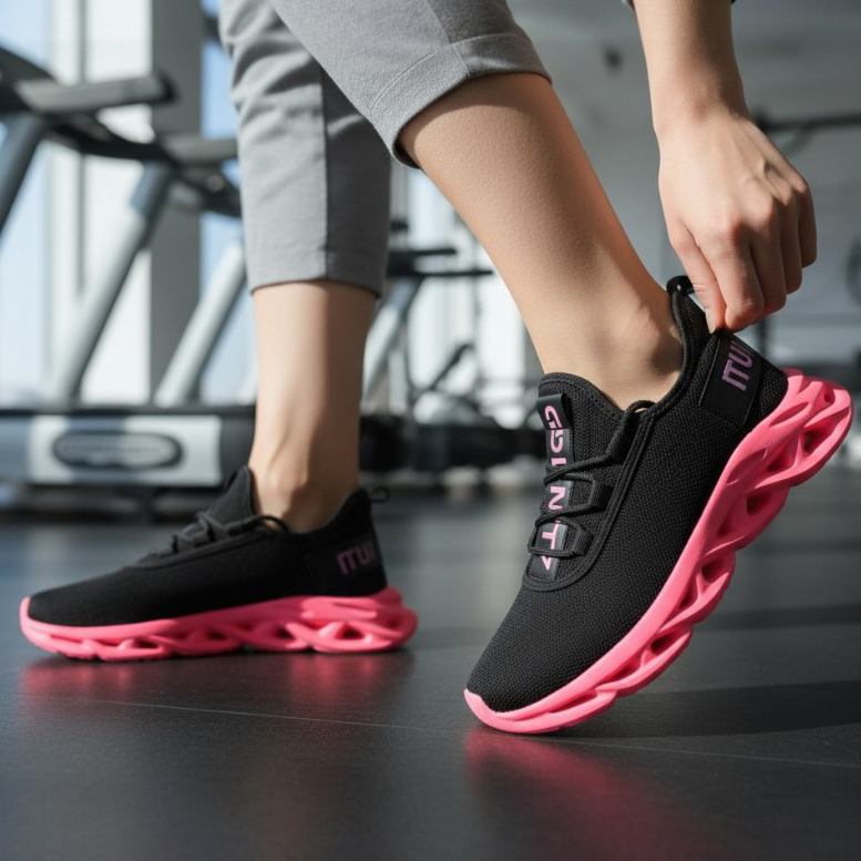 Tênis Feminino Leve Confortável Moda Blogueira Academia Caminhada Corrida Solado com Amortecimento em Oferta na Shopee