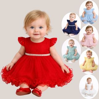 Vestido Recem Nascido à 4 Anos em Renda e Tulle Ideal Para Fotos Bebê MesVersário Batizado Natal em Oferta na Shopee
