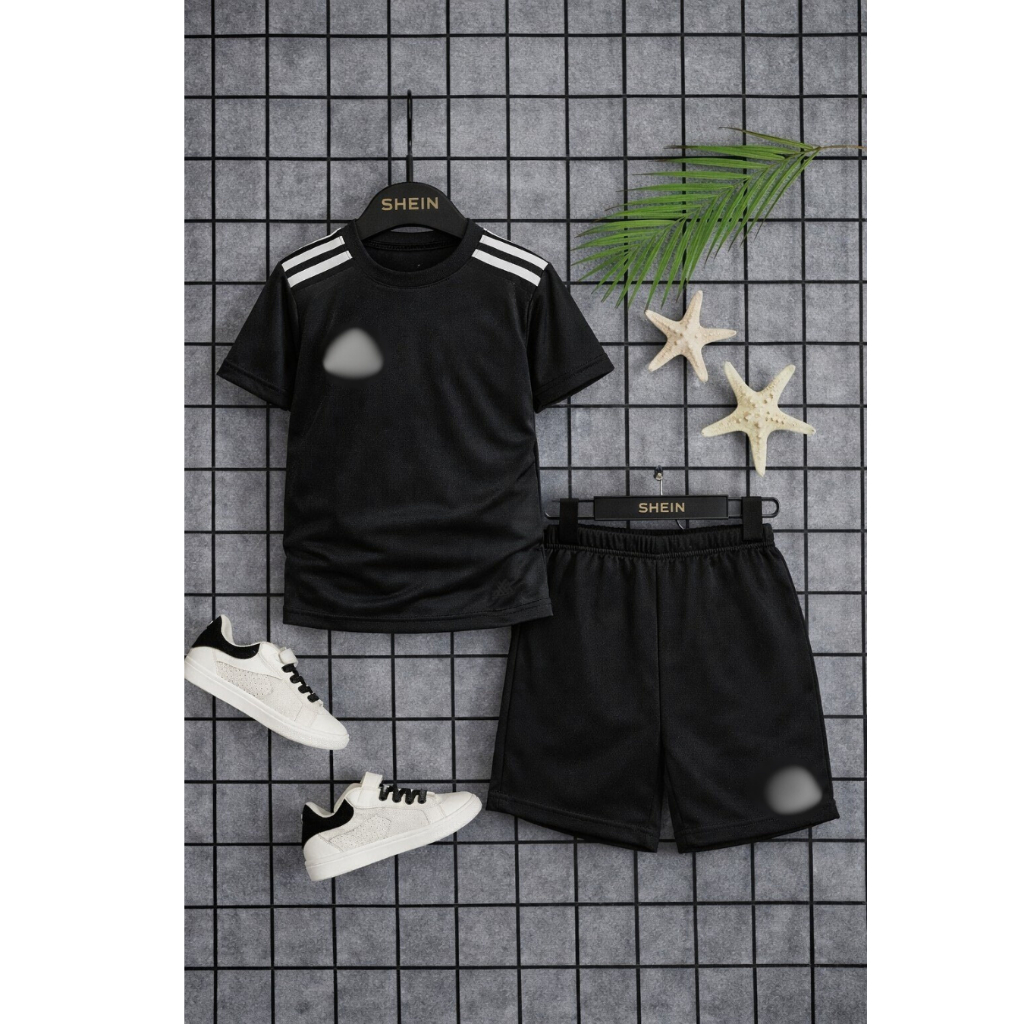 CONJUNTO CAMISA+BERMUDA DE DRYFIT PARA FUTEBOL E ESPORTE E SAIR  MASCULINO INAFNTIL INFANTOJUVENIS