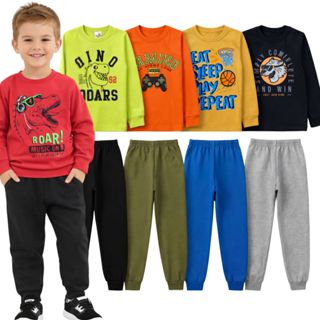 Kit 8 PEÇAS moletom Inverno Menino SORTIDO- 4 Casacos + 4 Calças - 01 ao 08 em Oferta na Shopee