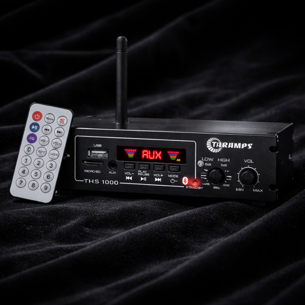 Amplificador Receiver Taramps Ths1000 63w Rms Som Ambiente