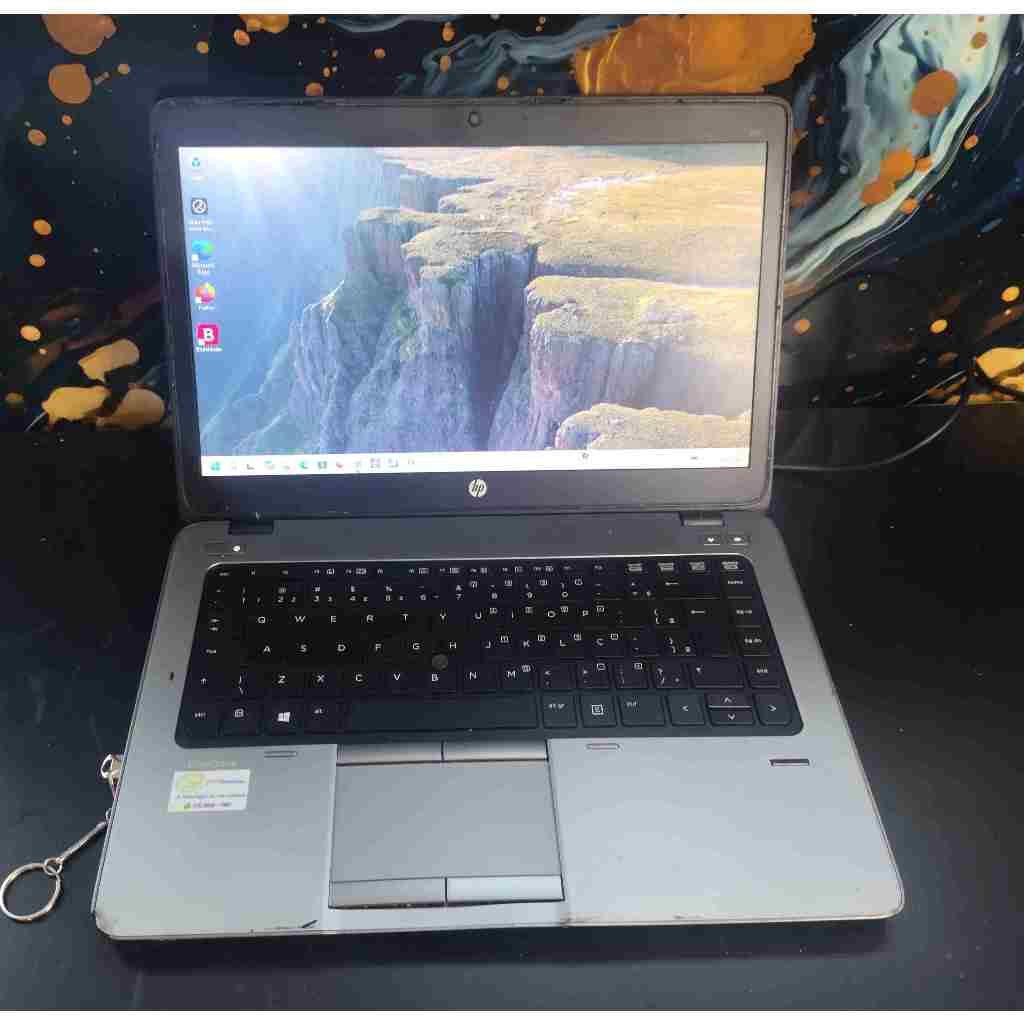 notebook hp elitebook 840, core i5, 8gb, ssd, bateria ok, dock station
