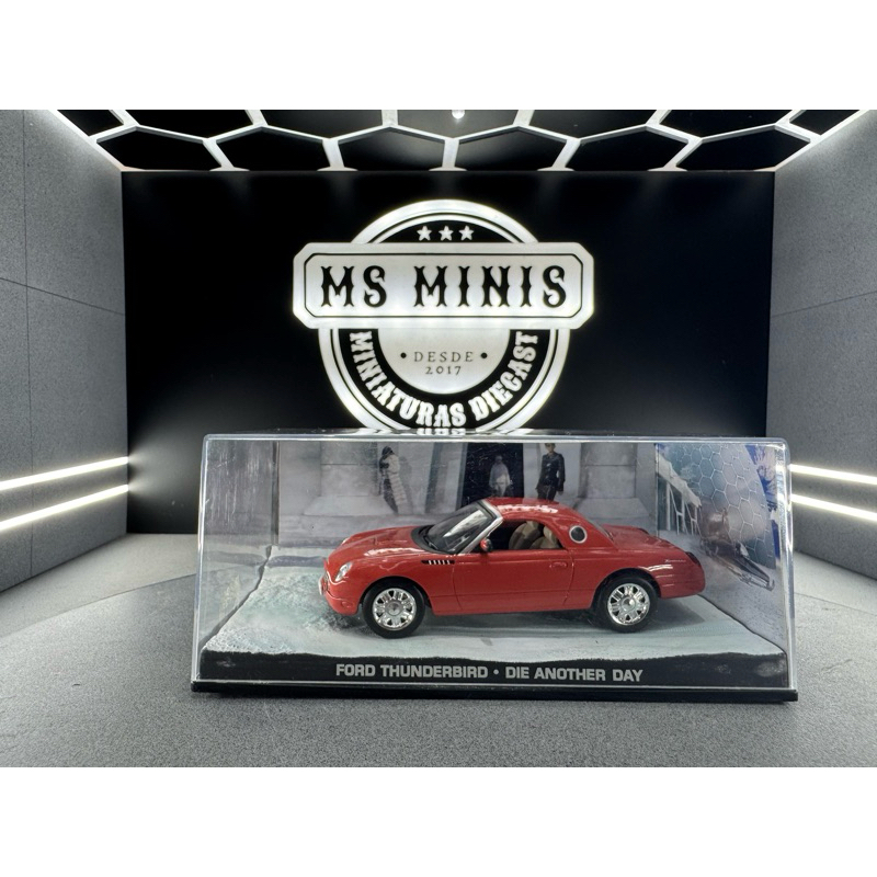 Miniatura Coleção 007 - Ford Thunderbird - Die Another Day 1/43