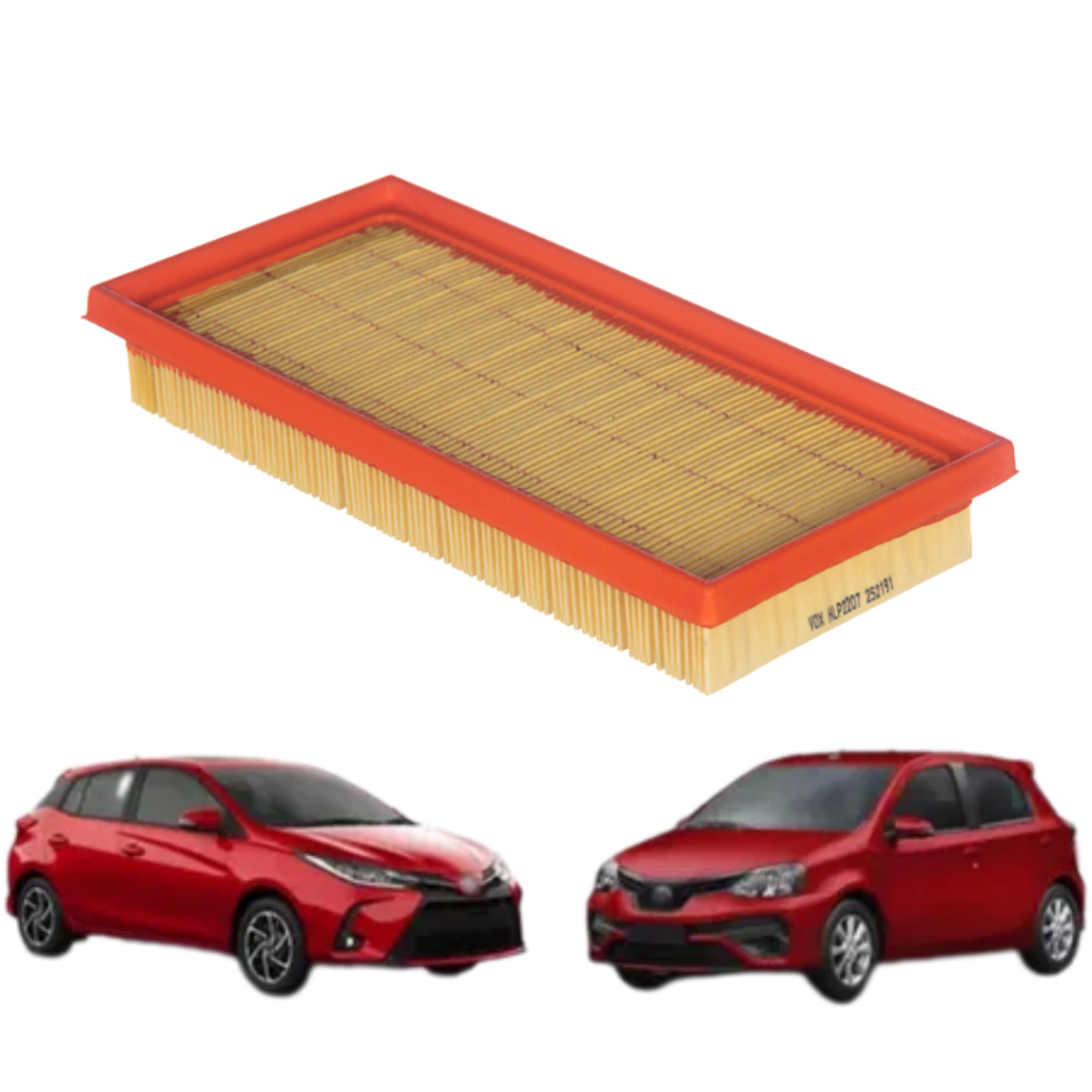 Filtro de ar de motor Toyota yaris 1.3 e 1.5 2018 em diante HLP2207