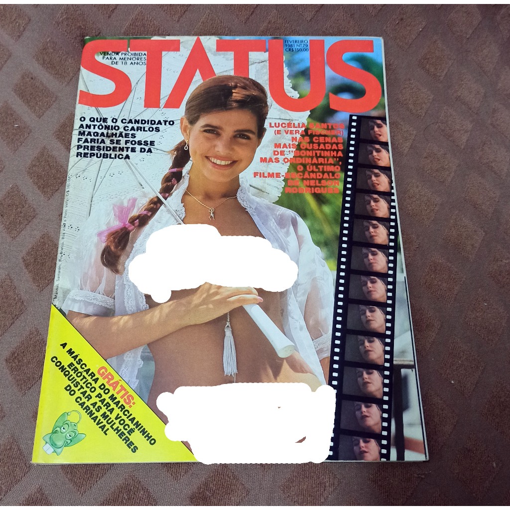 Revista Status - Fevereiro de 1981 - Lucélia Santos