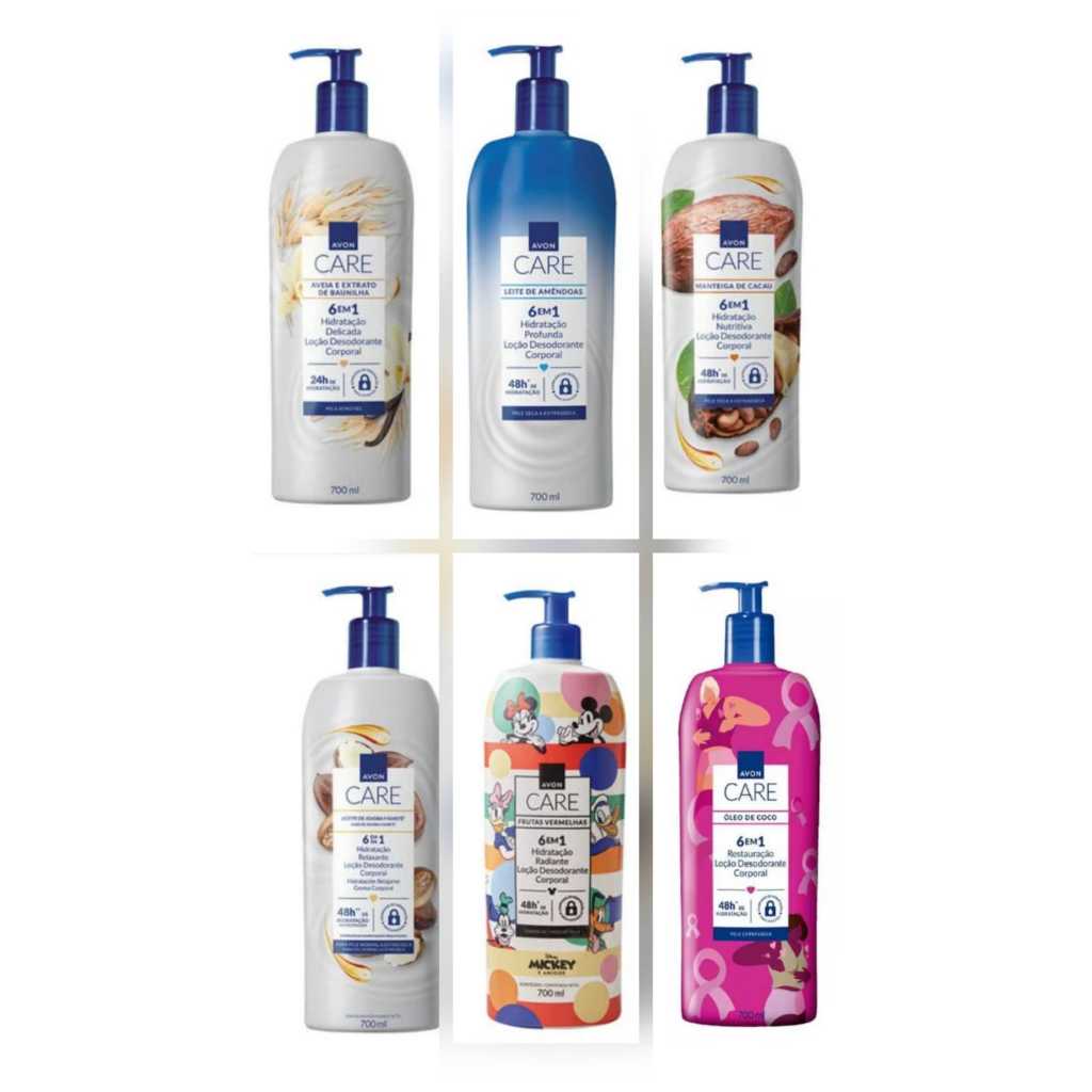 Loção Desodorante Corporal Avon Care - 700ml Tamanho Grande e Tamanho 200ml