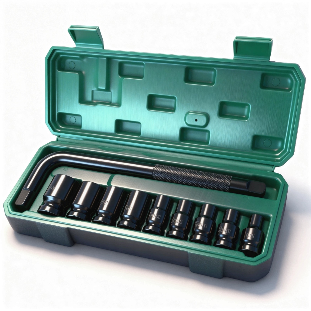 10 peças Jogo de soquetes de impacto  1/2 Pol.8mm - 24mm com Adaptador de Chave de Impacto em Oferta na Shopee