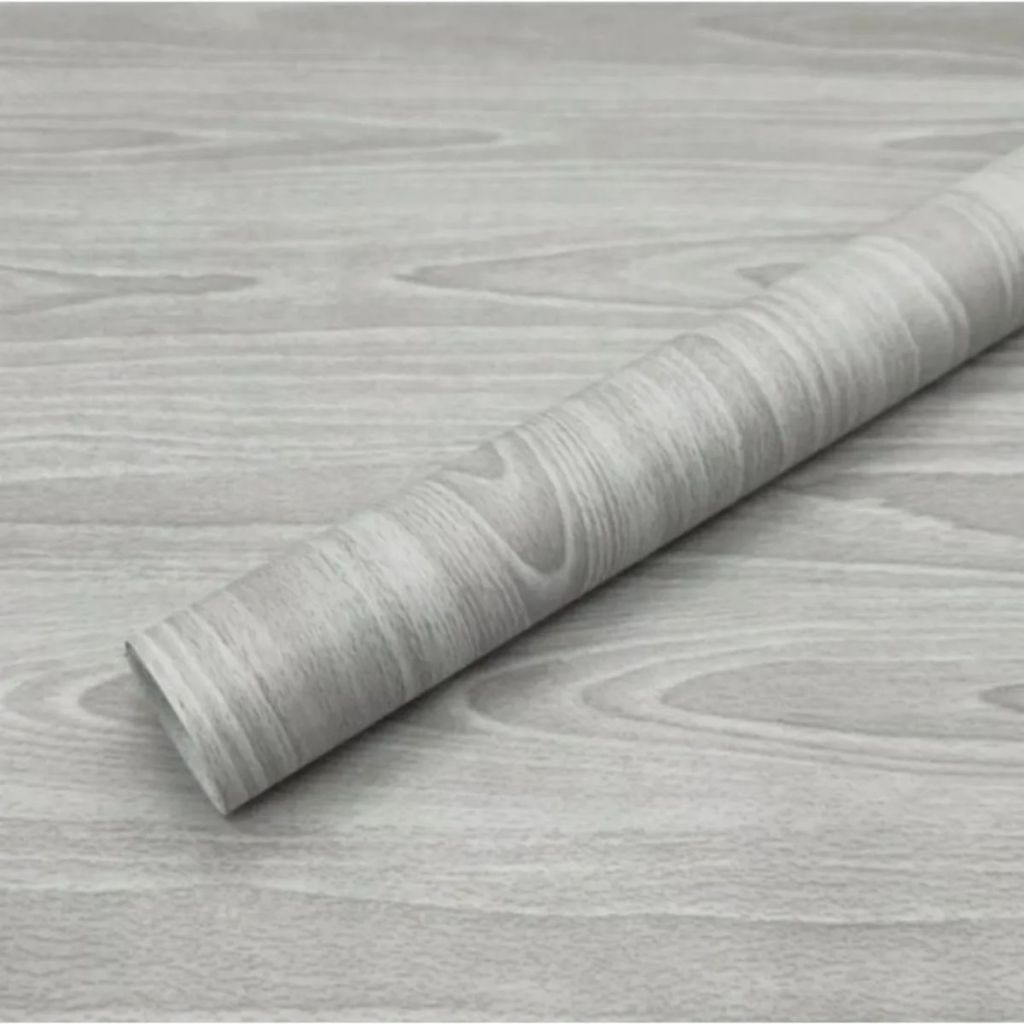 Papel de Parede Adesivo Madeira Cinza 10 Metros Vinil Lavável Autocolante para Móveis Cozinha Armário Mesa Revestimento