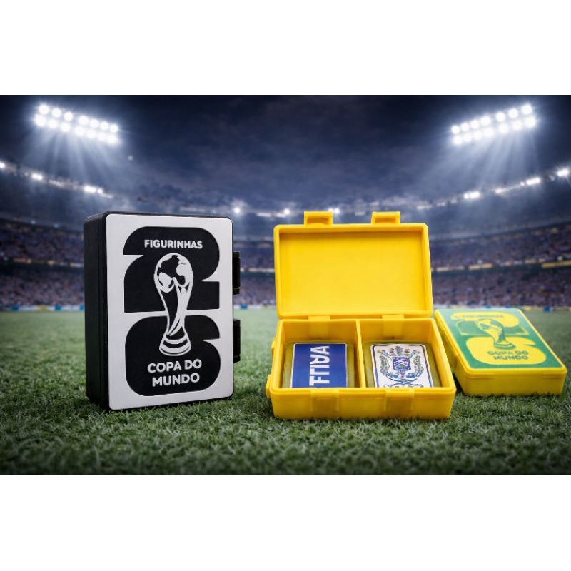 Porta Figurinhas Copa do Mundo 2026 Organizador para aproximadamente 150 figurinhas | ESPECIAL CRIANÇAS | SLIM