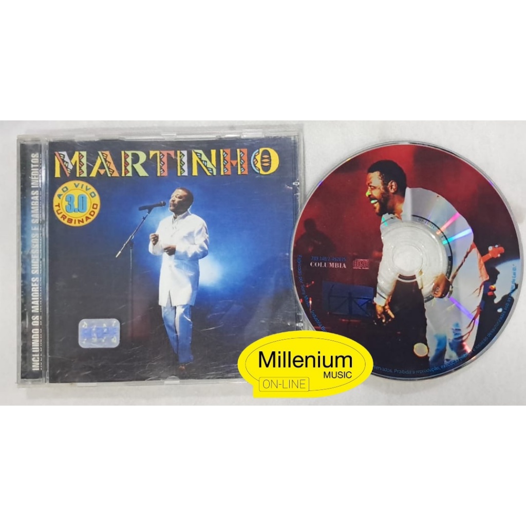 CD Martinho Da Vila  3.0 Turbinado 1998 Original Gravadora Colecionador Ótimo Estado