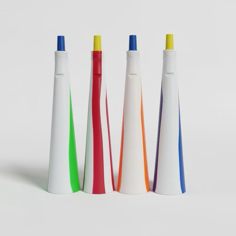 CORNETA G BICOLOR | TAM.: 40X9X9CM | CORNETA GRANDE | BUZINA | VUVUZELA | SELEÇÃO BRASILEIRA | JOGO DO BRASIL | BRAZIL