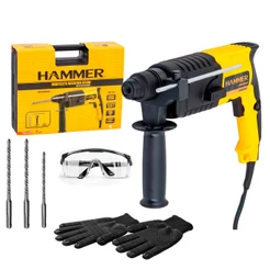 Martelete Rotativo Rompedor Hammer Sds Plus 650w 110v + Acessórios De Proteção