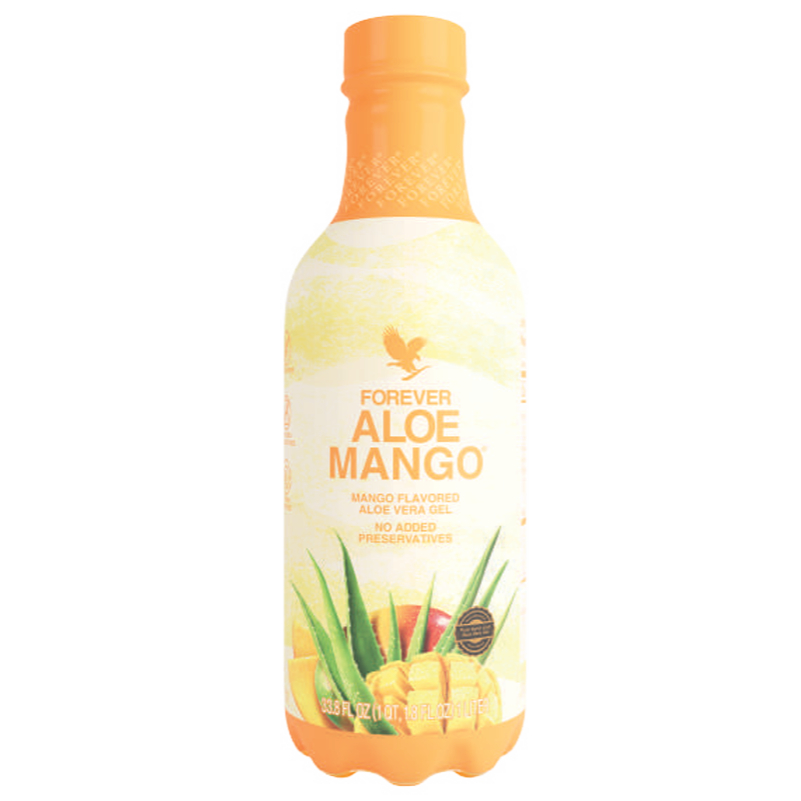 SUCO ALOE VERA GEL FOREVER ALOE MANGO (SABOR MANGA)