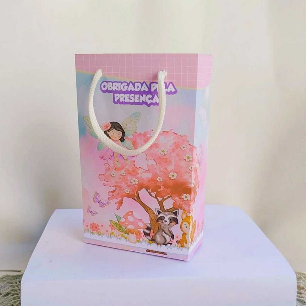 ENVIO RÁPIDO Kit Sacolinha Surpresa FestaPersonalizados FADAS Lembrancinhas | Aniversário | PEGUE E MONTE