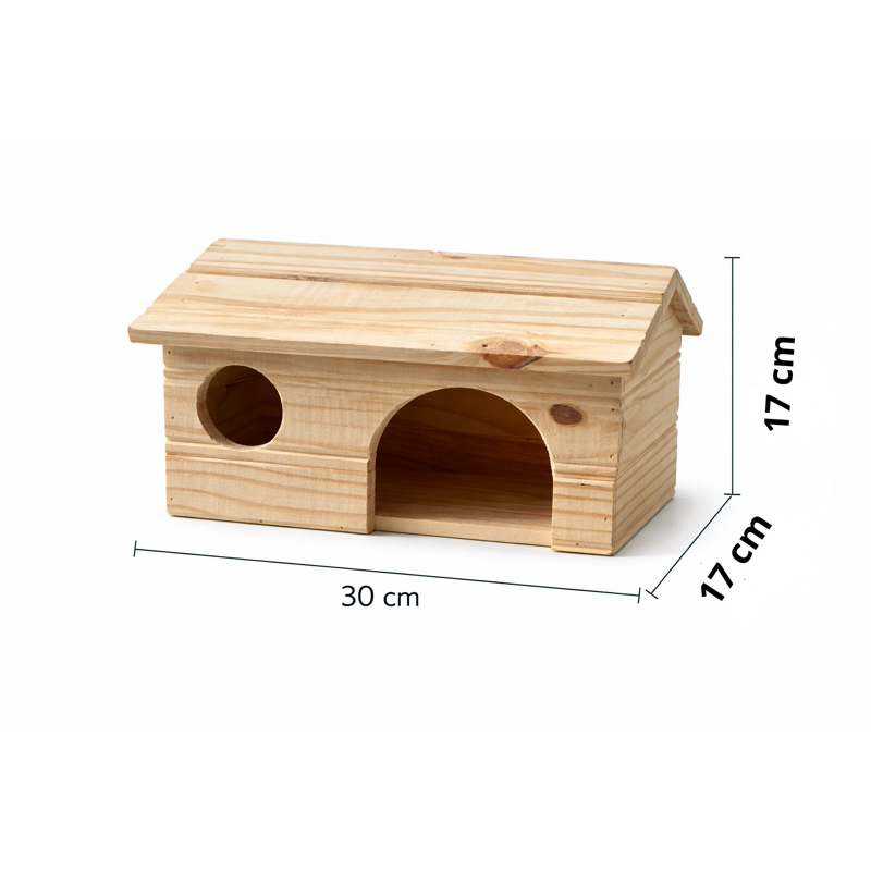 Casinha Toca Para Mini Tartaruga Coelho e Pequenos Roedores
