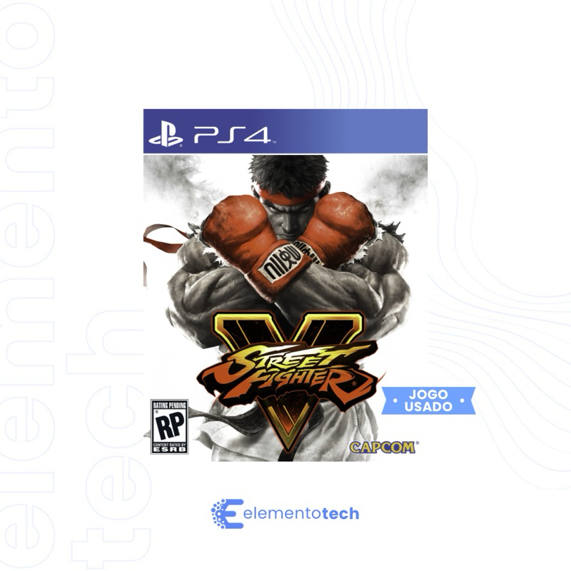 Street Fighter V PS4 Seminovo Mídia Física Original Jogo de Luta Fighting PlayStation 4