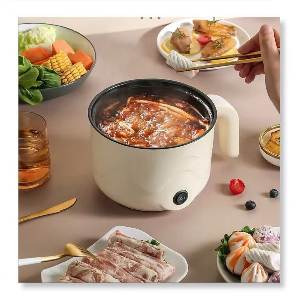 Mini Panela Elétrica Cozedor Elétrico Multifuncional à Vapor Rápido e Portátil 220V 1,8L YONSA