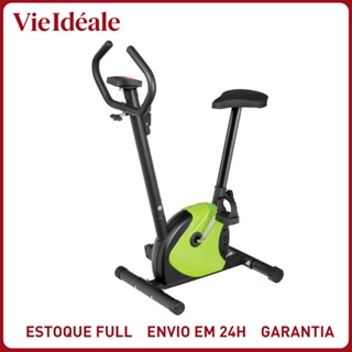 Bicicleta Ergométrica Vertical Para Casa - Academia em Casa Com Monitor Digital e Carga Regulável em Oferta na Shopee
