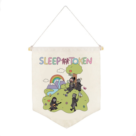 Flâmula Sleep Token | Decoração Quarto Tumblr Rock Alternativo