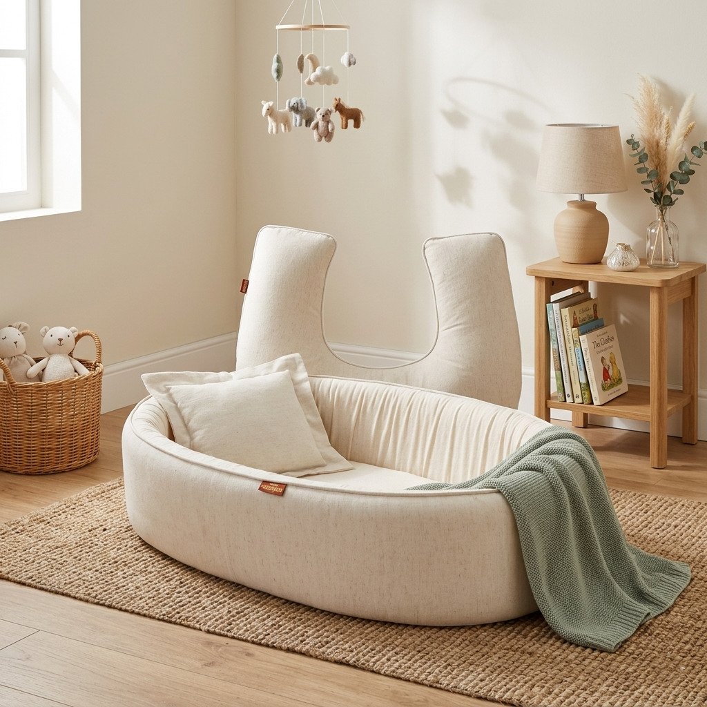 Kit Ninho Redutor Berço e Almofada Amamentação 100% Algodão Batistela Baby em Oferta na Shopee