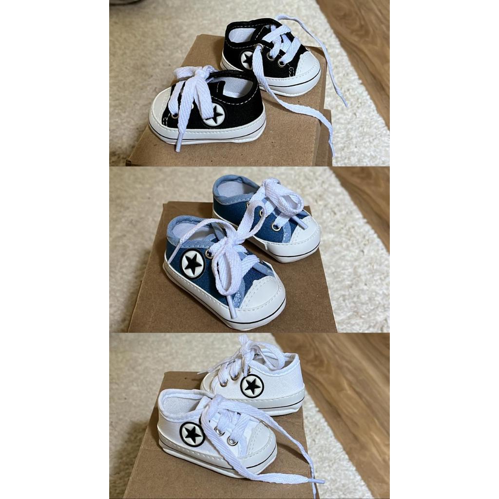 Tênis para Bebê em Algodão Macio – Três Cores – Conforto e Estilo