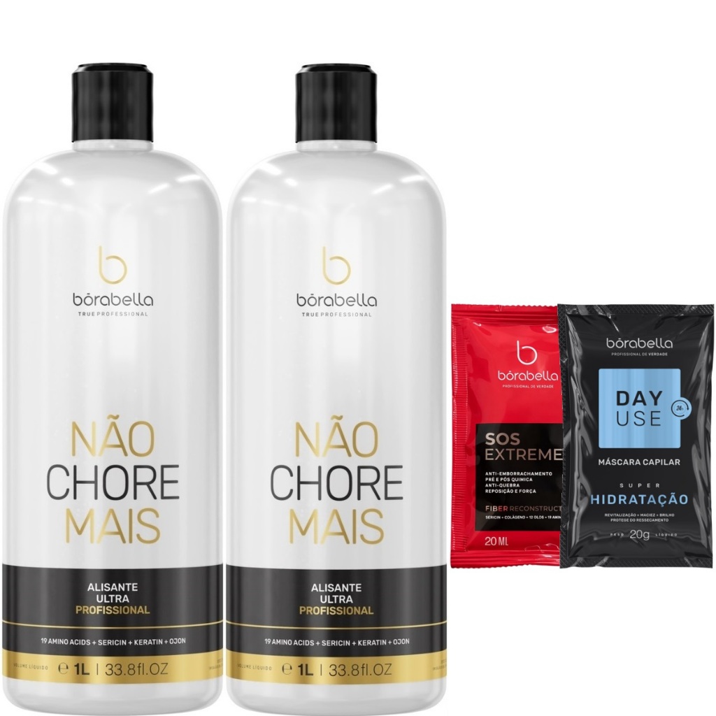 Borabella Não Chore Mais Tratamento Passo 2 – 2x1 Litro em Oferta na Shopee