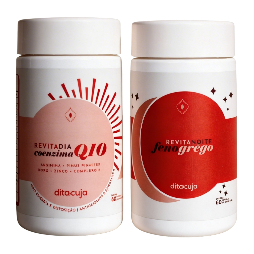Combo Revita | 60 cápsulas | Vitalidade, Disposição e Libido | Revita Dia + Revita Noite
