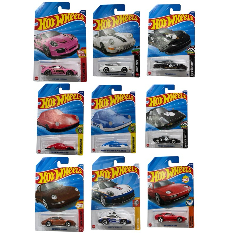Carrinho Hot Wheels Porsche Cabriolet /Hot Wheels Porsche Carrera /Hot Wheels Porsche Rallye /Hot Wheels Porsche 911 GT3