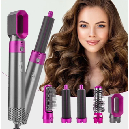 Escova Secadora Airwrap 5 em 1 Profissional com 3 Níveis de Temperatura 110V/220V