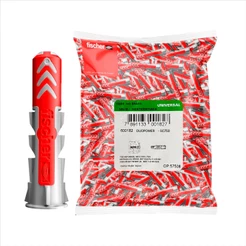 Bucha de Fixação Alta e Completa Fischer 8mm Para Concreto Gesso Tijolo Oco 750 Unidades