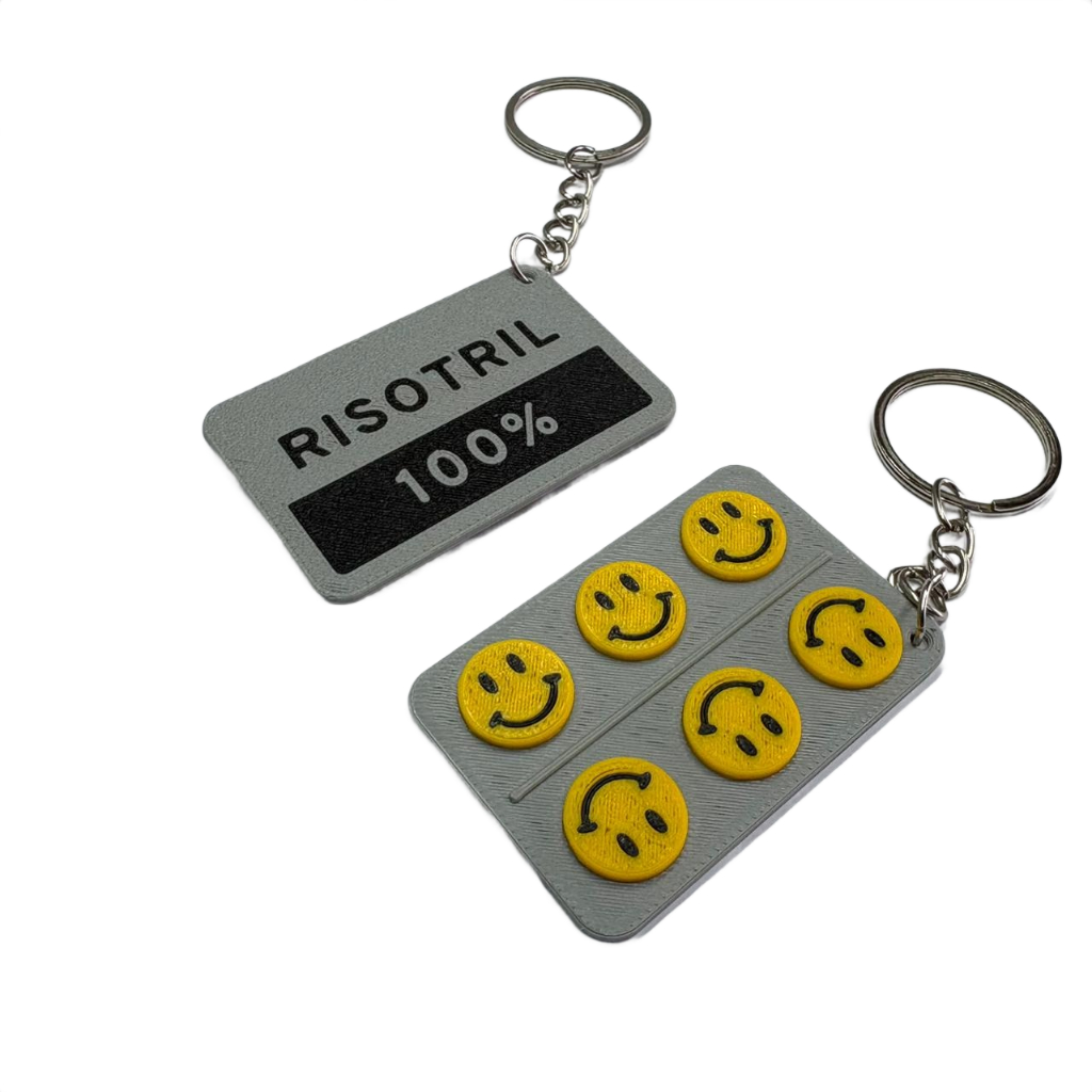 Chaveiro Remédio Falso Risotril 100% Engraçado , Amigo Secreto, Lembrancinhas