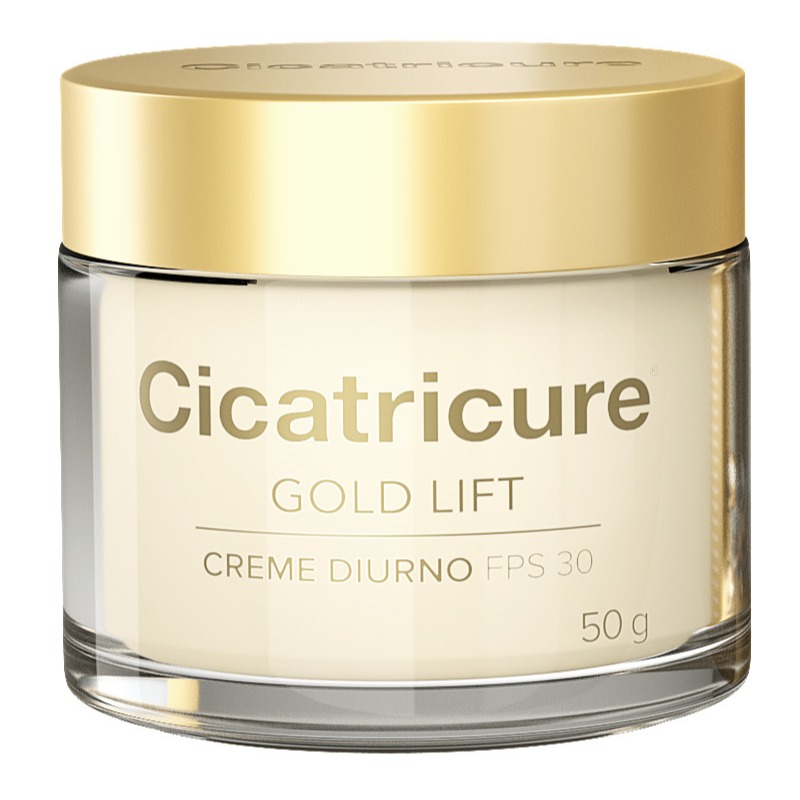 Creme Facial Cicatricure Gold Lift Dia 50g - FPS 30 e Reduz Rugas