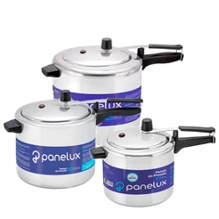 Kit 3 Panelas De Pressão 4,5 - 7,0 e 10 Lts Classic Panelux