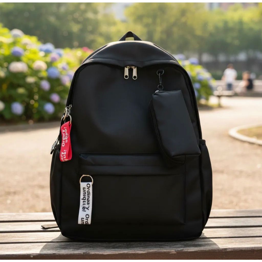 mochila escolar para meninas coreano estudante do ensino médio grande capacidade, feminina Com Estojo